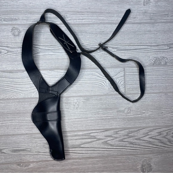 Leather shoulder holster accessories tactical gear - Picture 5 of 5